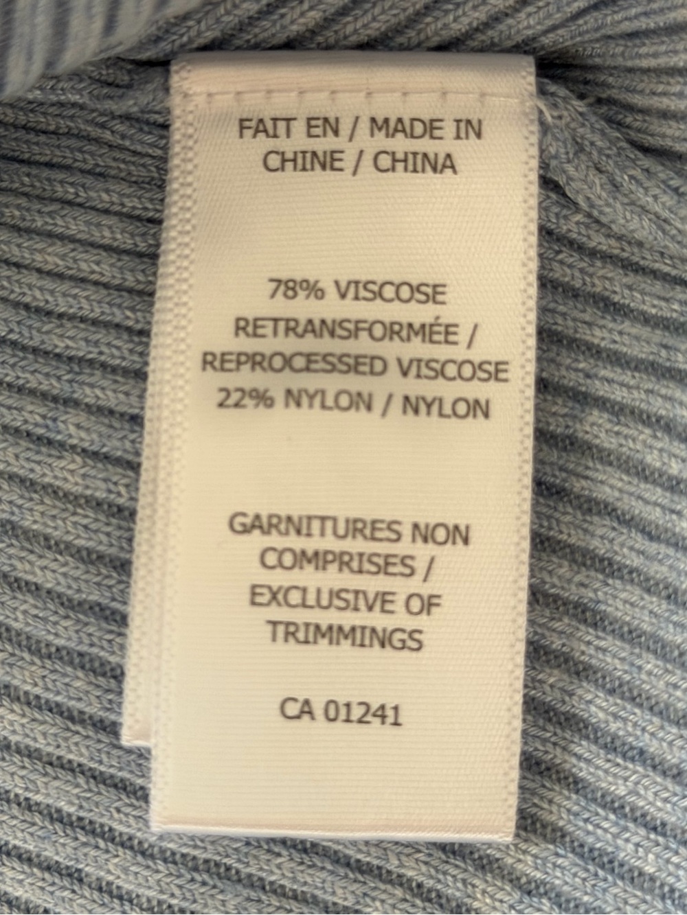 Ruffle Trim Ribbed Cardigan - Picture 4 of 5